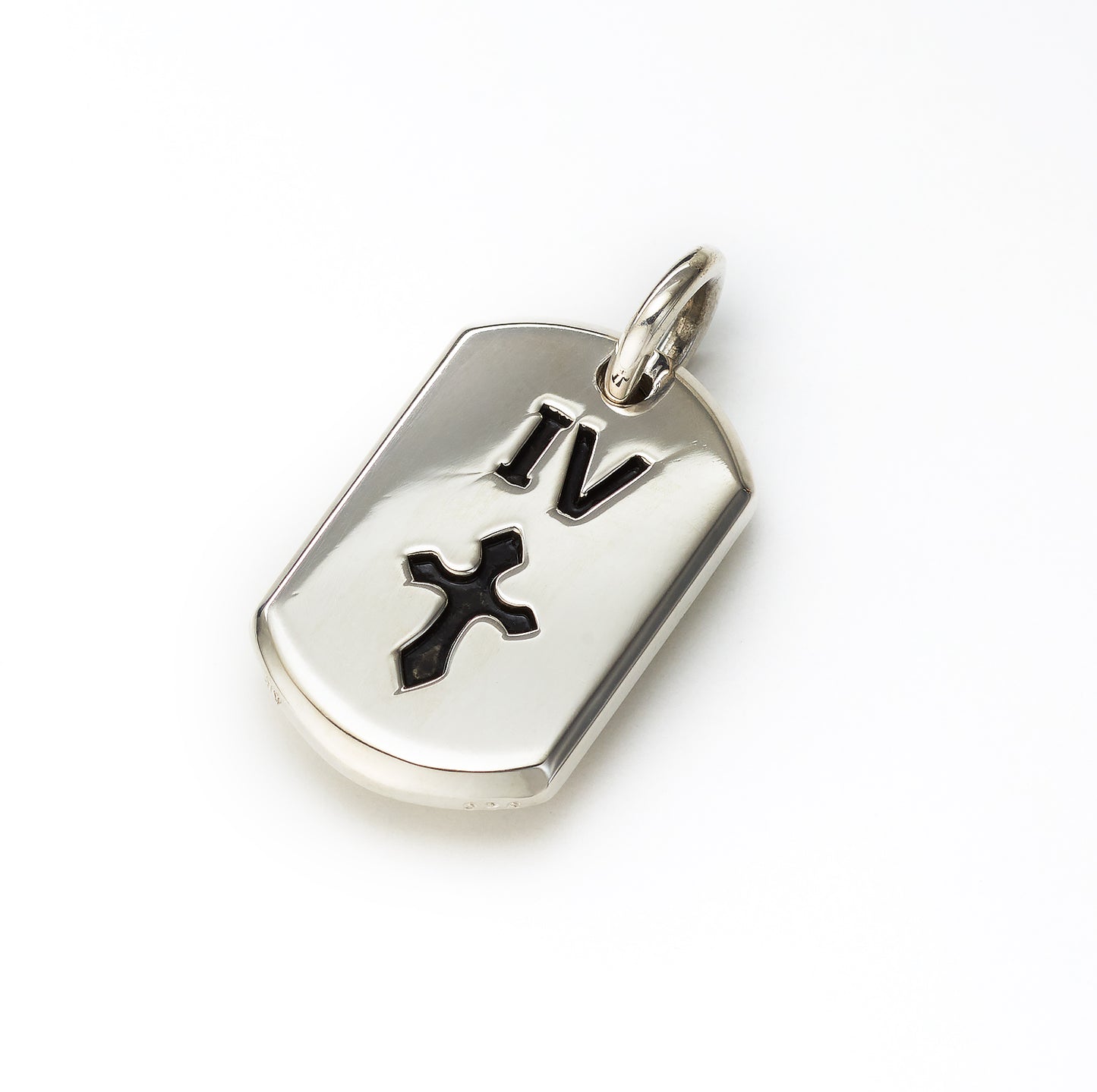 K18パープルゴールド ジュエリー ドッグタイプペンダントネックレス 黒バック