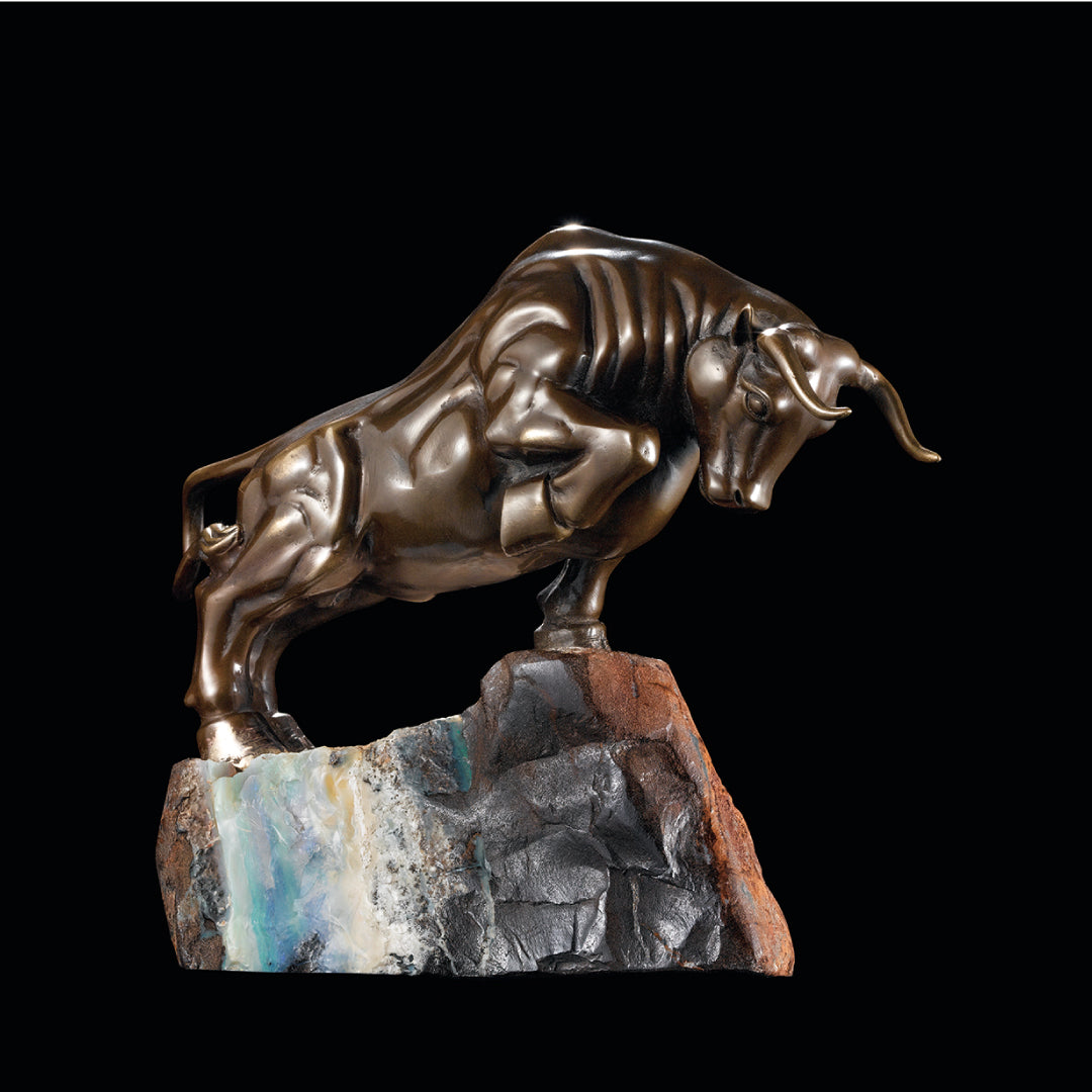 ボルダーオパール原石(ミルキーオパールとエネルギッシュな牛)